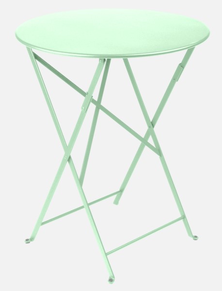 BISTRO table ronde pliante en métal - Diamètre 60 cm - Bistro de FERMOB, TABLE, RONDE, 0245