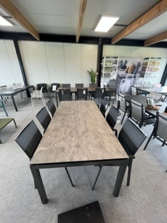 [STERN-104104 102224 418469] Ensemble de jardin HPL 200 avec 6 chaises TOP - STERN, TOP, 101044, 418469, 102374, silverstar