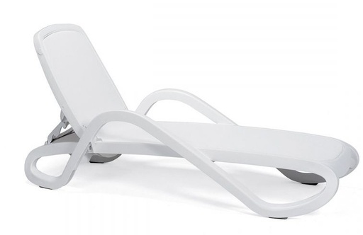 [NARDI-4041600108] Transat en résine de couleur blanche et tissu blanc ALFA - NARDI, ALFA, 4041600108