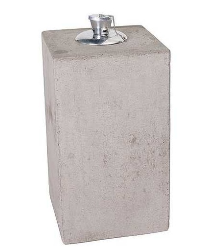 [STERN LAMPE BETON] Lampe de jardin effet beton 20x20x40 cm - STERN, 4010187095191
