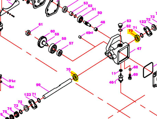 [M2481519.70] bague laiton, M2481519, 70, M248151970