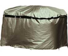 [Pour sal] Pour salon de jardin rond-215x90-polyester-écrue, 454940, M-454940