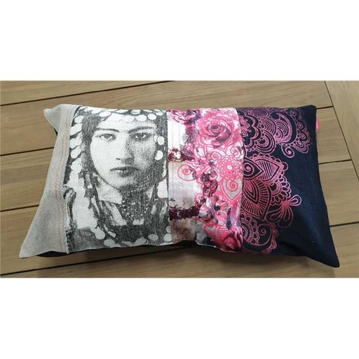 [SISSIMOROCCO COUSSIN BERBERE] Housse coussin "berbere" classique - modèle unique 2- 70 X 40 - SISSIMOROCCO, COUSSIN, SISSIMOROCCO