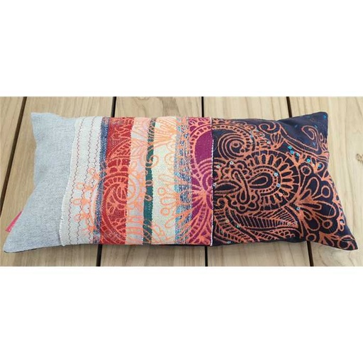[SISSIMOROCCO COUSSIN] Housse coussin "patchwork" mini - modèle unique 3- 23 x 47 - SISSIMOROCCO, SISSIMOROCCO, COUSSIN