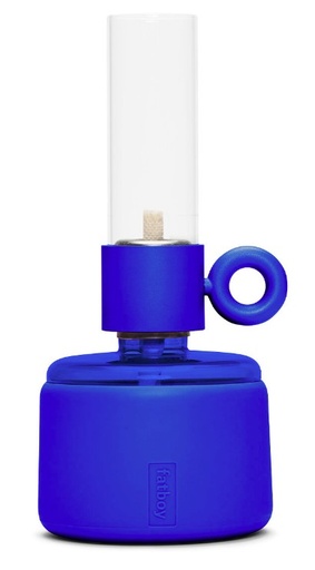 [FATBOY-106405] Flamtastique XS - Lampe à huile FATBOY couleur "flash blue", FLAMTASTIQUE