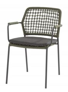 [4SO-91123] Chaise de jardin verte avec coussins BARISTA - TASTE, 91123, BARISTA