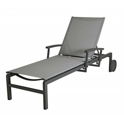 [4SO-90475] REGINA Transat - structure en aluminium de couleur "anthracite"  - Taste by 4 seasons outdoor