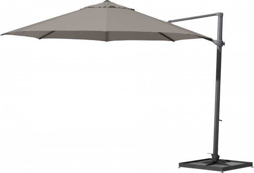 [4SO - 08460] Parasol - Toile en Solefin de couleur taupe - diamètre 350 cm - SIESTA - 4 Seasons, 08460, 8718144521894, SIESTA, PARASOL