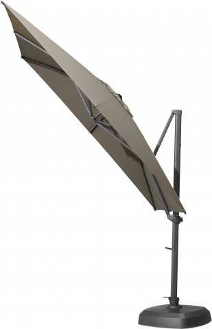 [4SO - 08456] Parasol - toile en "solefin" couleur taupe - 300x300 cm - mat en aluminium anthracite - SIESTA - 4 seasons, 08456, 8718144521856, SIESTA, PARASOL