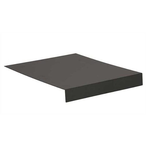 [410350] Plateau forme en L 69x50x7 aluminium anthracite, 410350, M-410350
