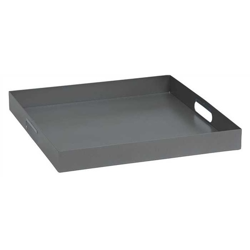 [4SO PLATEAU 60 CM] Plateau en aluminium couleur "graphite" 60x60x7 cm - 4SEASONS, 410361, 4010187120886