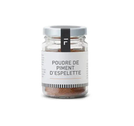[FA - POUDRE PIM D'ESPEL] Poudre de piments d'Espelette - 40gr - Forge Adour, 3760235460143, 030563, PIMENTS