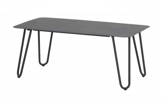 [4SO 19299 TABLE BASSE COOL 110 CM] Table basse de salon - aluminium anthracite - COOL - 4 Seasons