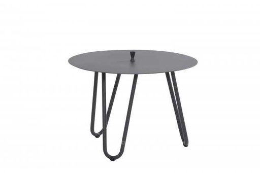 [4SO 19293 - TABLE BASSE RONDE ALU ANTHRACITE] Table basse ronde de jardin en aluminium anthracite - hauteur 40 diamètre 60 cm - COOL - 4 SEASONS, 8718144549683, 19293, COOL