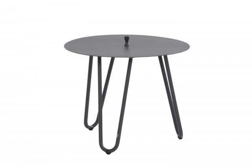 [4SO 19287 - TABLE BASSE COOL RONDE ANTHRACITE] Table basse ronde de jardin en aluminium couleur anthracite hauteur 45 cm diamètre 60 cm - COOL - 4 SEASONS, 19287, 8718144549621, COOL