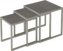 [STERN 416764] Table d'appoint pour transat - lot de 3 - STERN, 416764