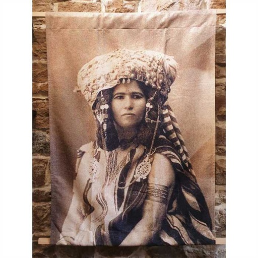 [SISSIMOROCCO TENTURE] Tenture murale - Sissimorocco - Nora sépia- 130 x 90 cm - Modèle d'exposition, SISSIMOROCCO, tenture