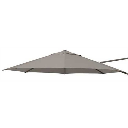 [4SO TOILE PARASOL] Toile de parasol siesta 300x300 cm taupe pour parasol 4 SEASONS, SP9.122, M-SP9.122
