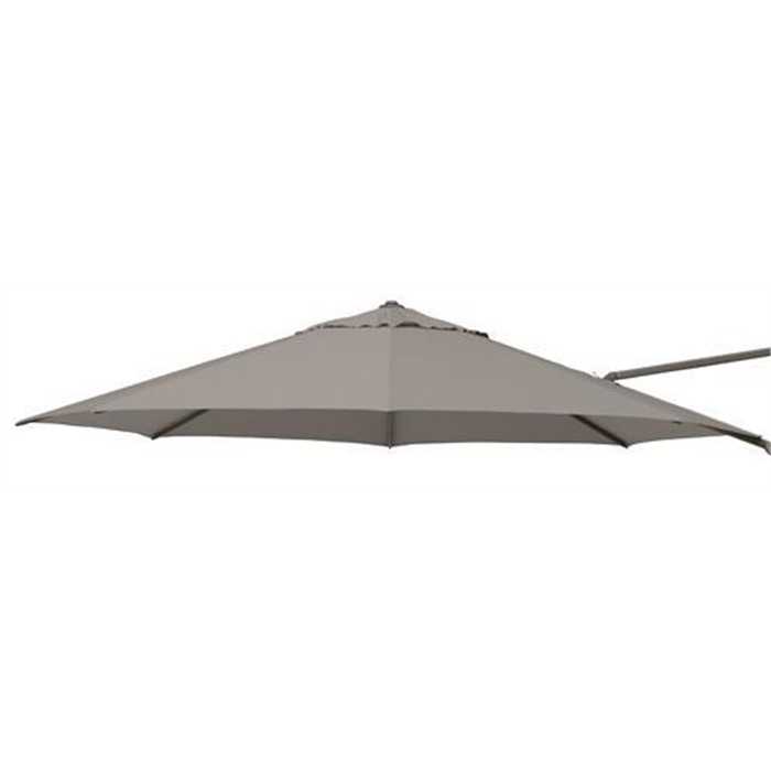 [4SO TOILE PARASOL] Toile de parasol siesta 300x300 cm taupe pour parasol 4 SEASONS