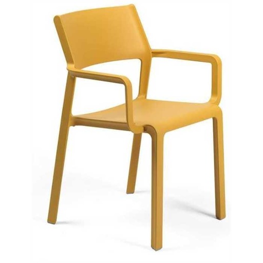 [NARDI-40250.56.000] Chaise de jardin en résine de couleur "moutarde" TRILL - NARDI, 4025056000, TRILL1, 40250.56.000