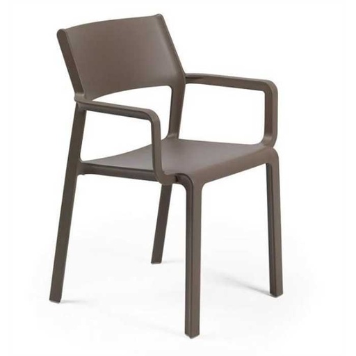 [NARDI-40250.53.000] Chaise de jardin en résine - couleur "tabacco" - TRILL - NARDI, 4025053000, trill, 40250.53.000