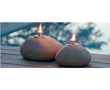 [STERN BOUGIE BETON] Bougie de jardin beton 30x26x20 cm - STERN, 4010187095146, 410308