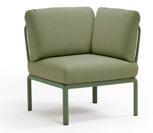 [NARDI ANGLE KOMODO 40374.16.140]  Salon de jardin modulable KOMODO élément d'angle Agave / giungla NARDI, 4037416140, KOMODO ANGLE AGAVE, KOMODO