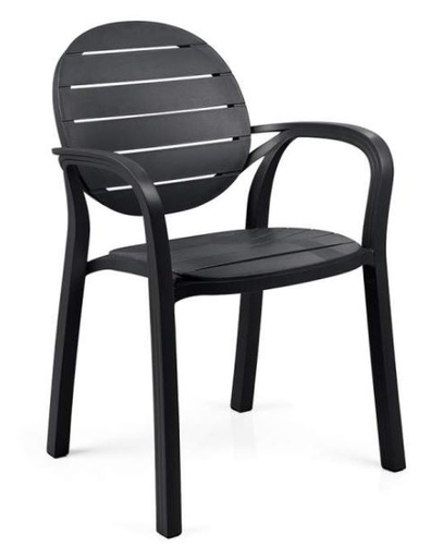 [NARDI CHAISE PALMA 40237.02.002] Chaise de jardin en résine couleur anthracite - PALMA - NARDI, PALMA, 40237.02.002, 40237020021