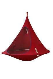 [CACOON DOUBLE ROUGE] Cacoon double - 1,8 m - chili red  - 285g/m2 35%coton 65% polyester